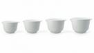 Birkmann Mischschüsseln / Teigschüsseln Colour bowls Set 4-teilig - 1,5, 2, 3 und 4 Liter - Weiß