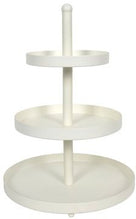 Cookinglife Metall Etagere creme ø 20, 25 & 30 cm - 3-stöckig - 55 cm hoch