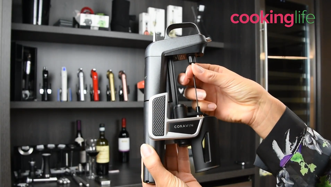 Die Nadeln des Coravin-Weinsystems