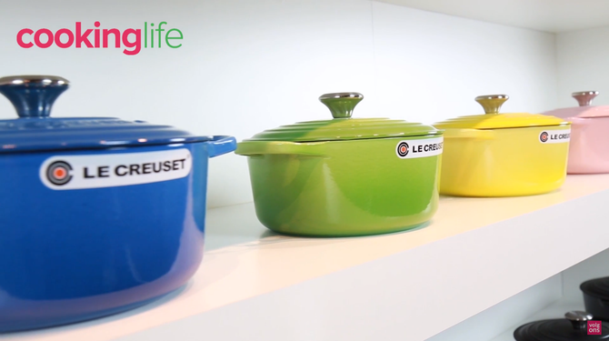 Die bunten Bratpfannen von Le Creuset!