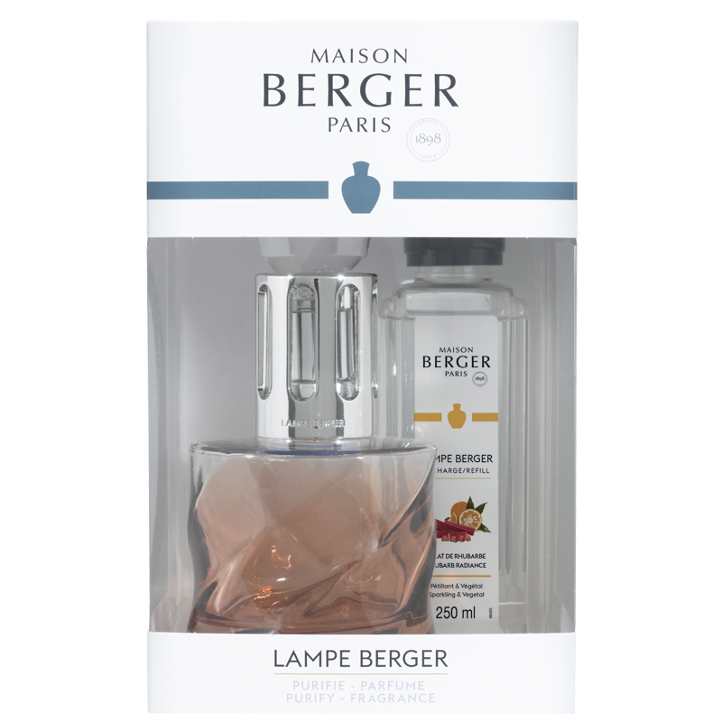 Lampe Berger Geschenkset Spirale Rose Ambre