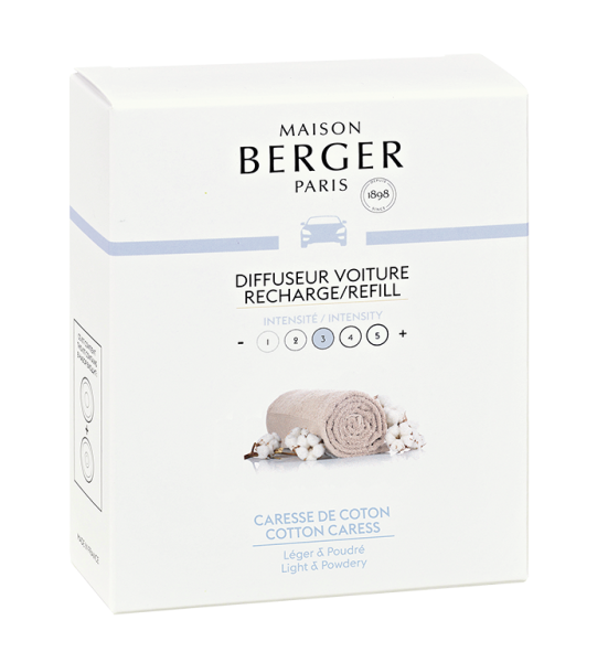 Maison Berger Nachfüllung - für Auto-Parfüm - Cotton Caress - 2 Stücke