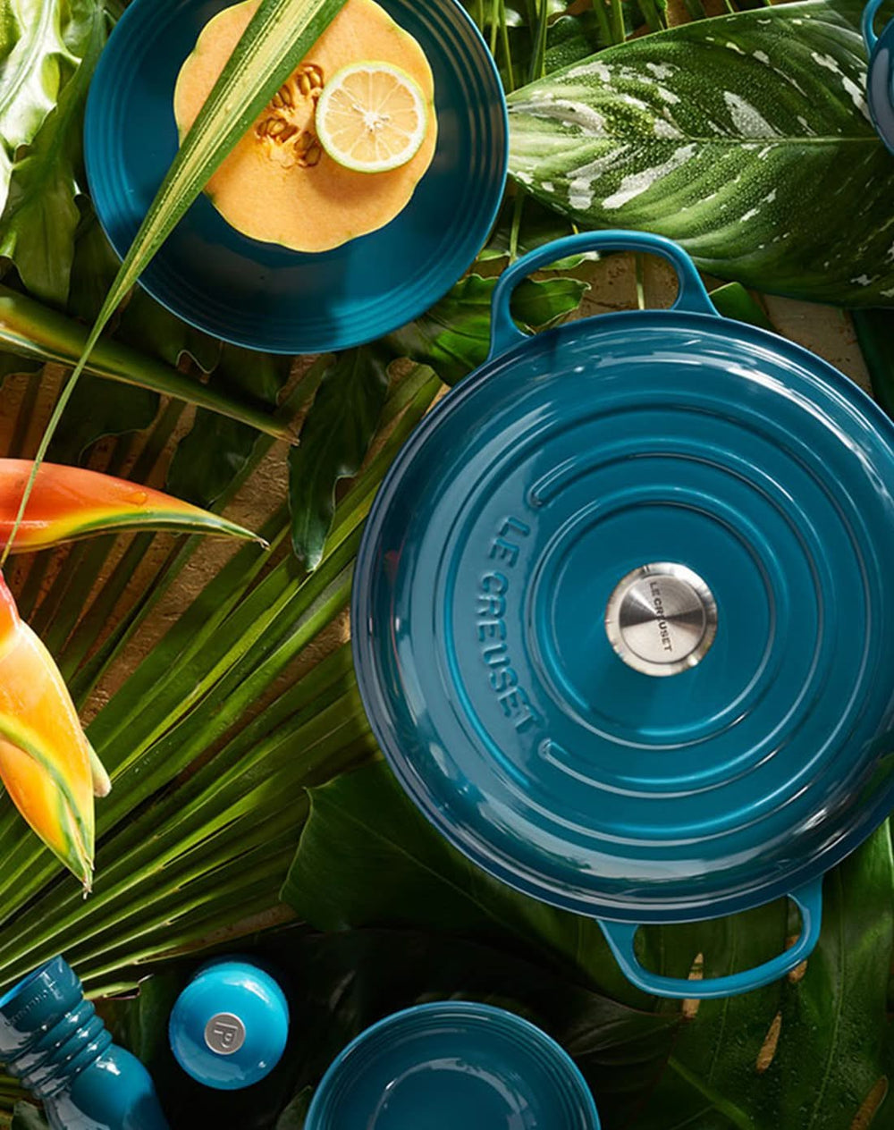 Le Creuset Bräter Signature Deep Teal - ø 24 cm / 4.2 liter