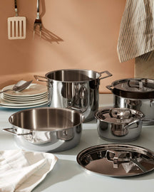 Alessi Kochgeschirr Pots&Pans - AJM100S7 - 4-teilig - von Jasper Morrison