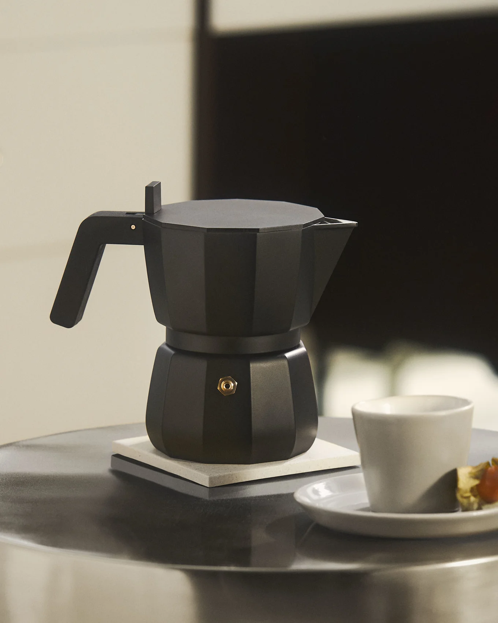 Alessi Percolator Moka Black – DC06/3 B – 3 Tassen – von David Chipperfield