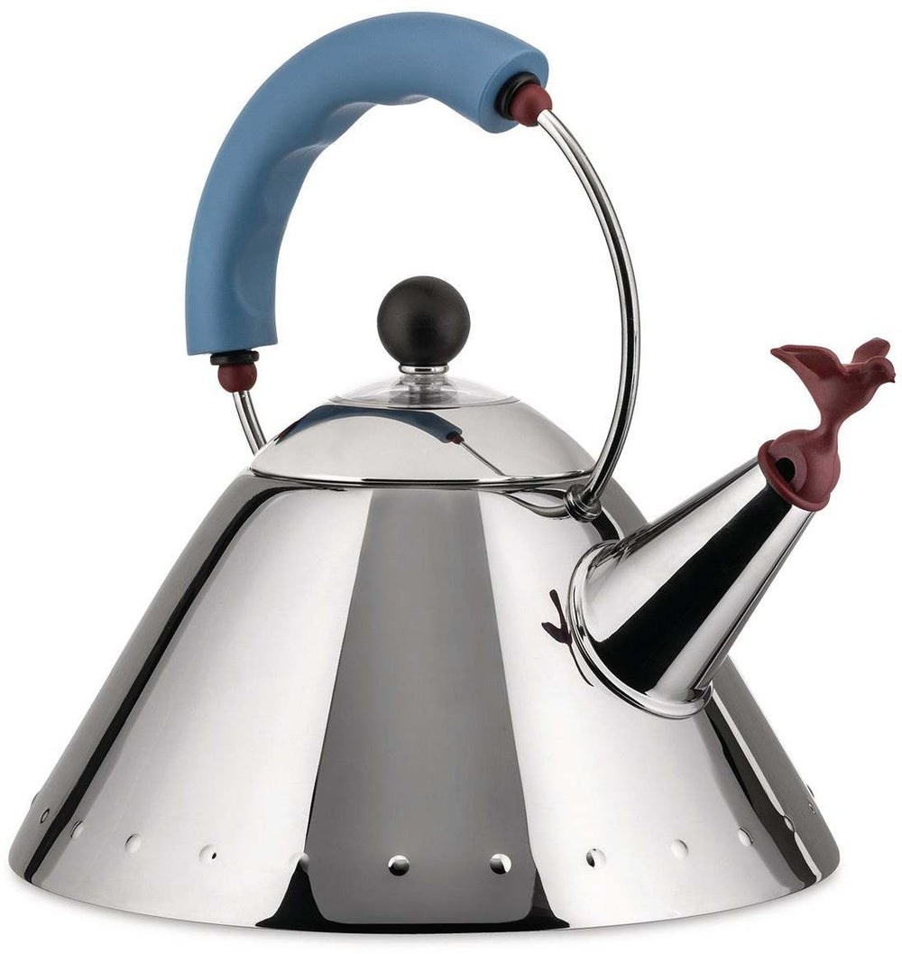 Alessi Wasserkocher - 9093 - Blau - 2 Liter - von Micheal Graves