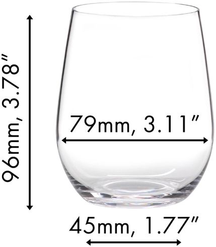 Riedel Weiße Weingläser O Wine - Viognier / Chardonnay - 2 Stücke