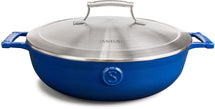 Saveur Selects Servierpfanne Voyage - Classic Blue - ø 30 cm - Emaillierte Antihaftbeschichtung