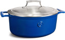 Saveur Selects Bräter Oval Voyage - Classic Blue - ø 30 cm - Emaillierte Antihaftbeschichtung