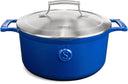 Saveur Selects Bräter Voyage - Classic Blue - ø 25 cm - Emaillierte Antihaftbeschichtung