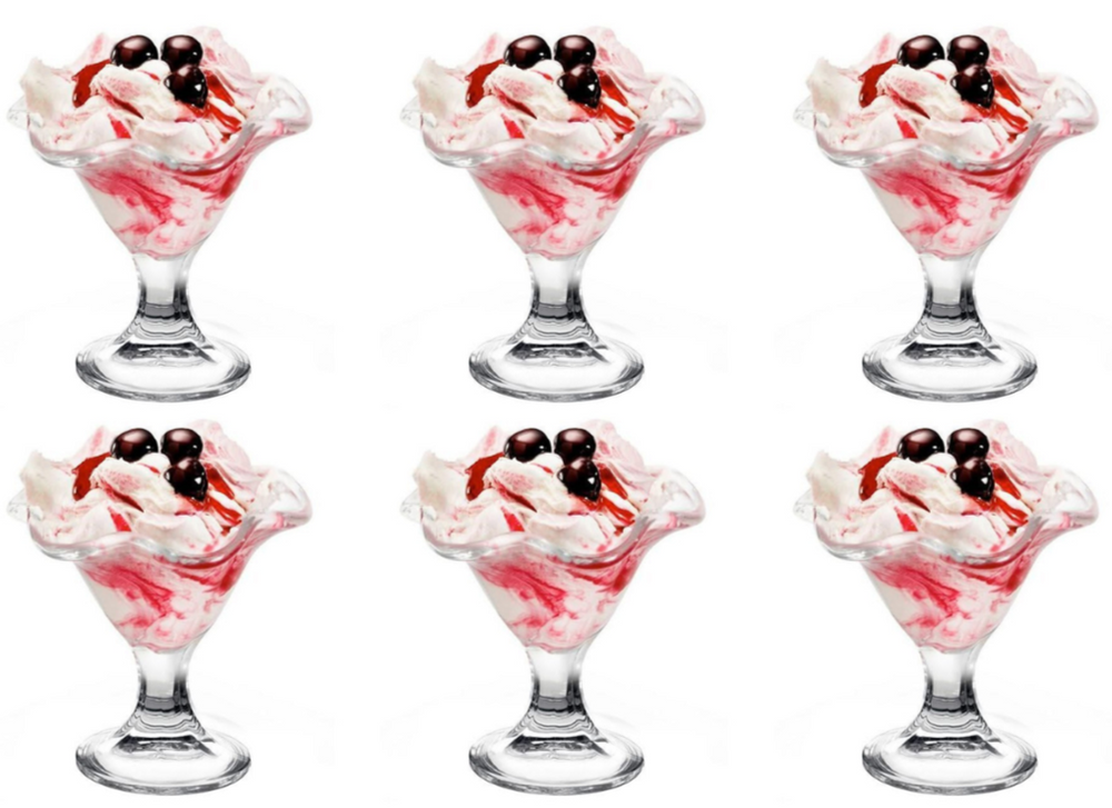 Bormioli Rocco Eisbecher - Sorbetgläser - Primavera - 240 ml - 6er Pack