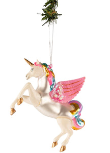 Nordic Light Weihnachtskugel Einhorn 17 cm