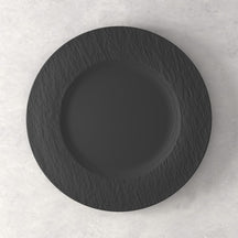 Villeroy & Boch Speiseteller Manufacture Rock - Schwarz - ø 27 cm