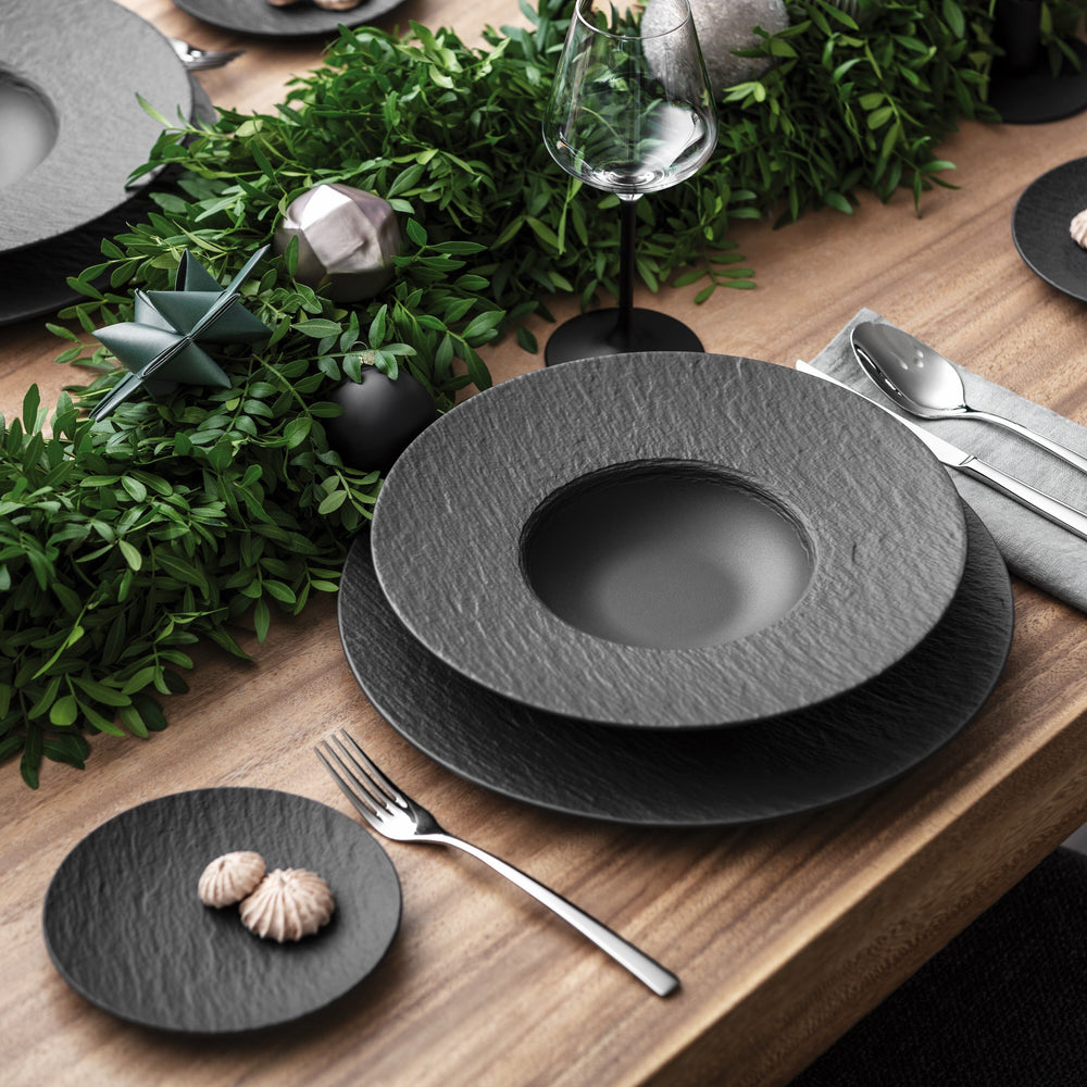 Villeroy & Boch Pastateller Manufacture Rock - Schwarz - ø 29 cm