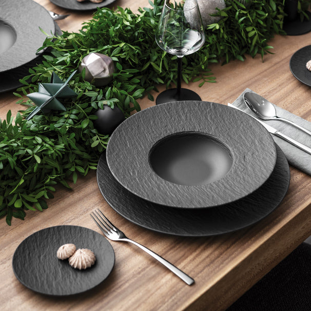Villeroy & Boch Teller Manufacture Rock - Schwarz - ø 16 cm