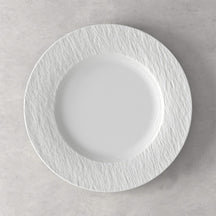 Villeroy & Boch Speiseteller Manufacture Rock - Weiß - ø 27 cm