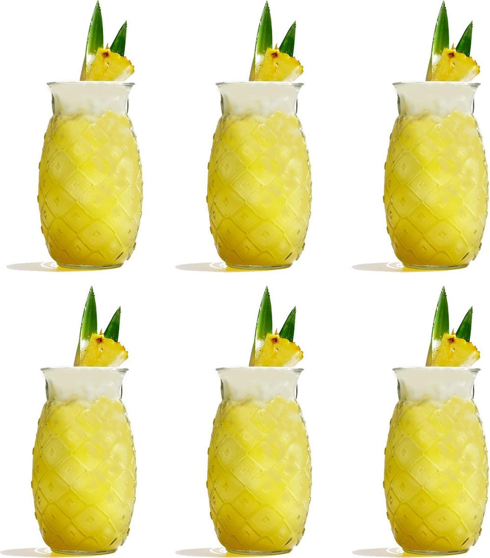 Cocktailglas / Tiki Ananas Glas - 400 ml - 6 Stücke