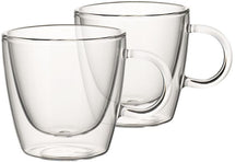 Villeroy & Boch Doppelwandige Gläser Artesano Hot & Cold Getränke - 220 ml - 2 Stück - Mit Griff