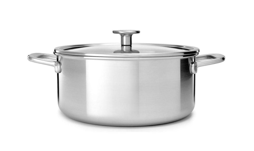 KitchenAid Kochtopf Multi-Ply Edelstahl - ø 24 cm / 4.9 Liter