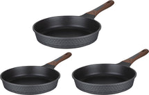 Resto Kitchenware Bratpfannenset Capella ø 24 + 26 + 28 cm - Induktion und alle anderen Wärmequellen