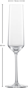 Zwiesel Glas Champagnergläser Pure 215 ml - 6 Stück