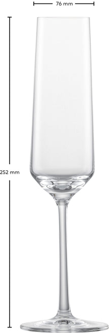 Zwiesel Glas Champagnergläser Pure 215 ml - 6 Stück