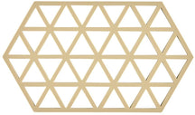 Zone Denmark Topfuntersetzer Triangles - Warm Sand - 24 x 14 cm