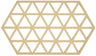 Zone Denmark Topfuntersetzer Triangles - Warm Sand - 24 x 14 cm