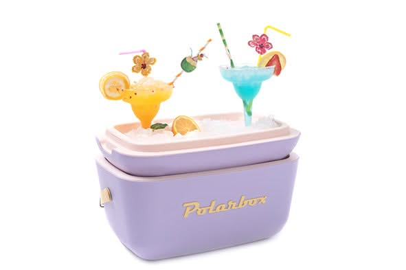 Polarbox Kühlbox mit Schultergurt - Lila - 12 Liter