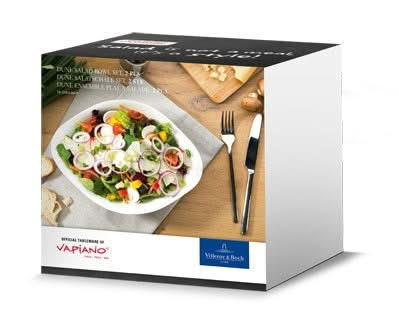 Villeroy & Boch Salatschüssel Vapiano - 21 x 17 cm - 2 Stück