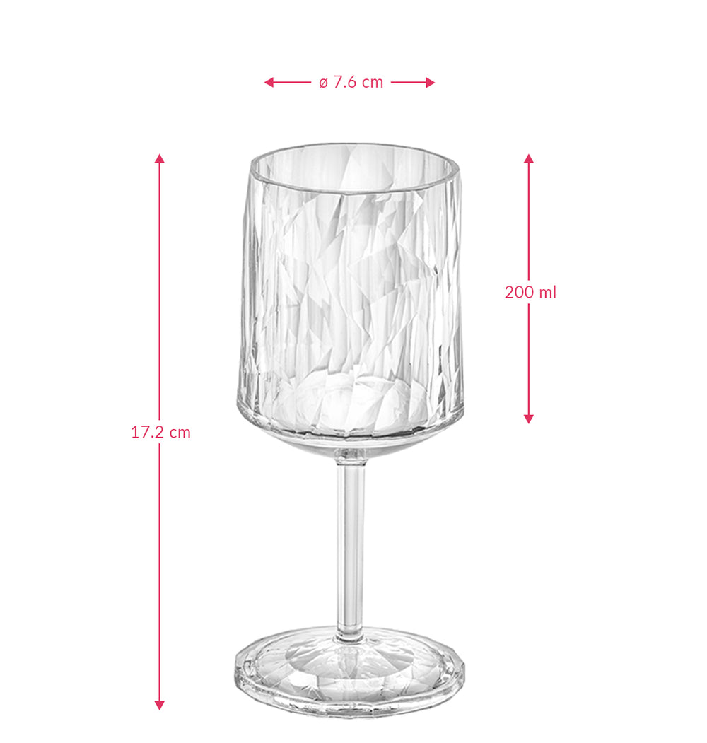 Koziol Weingläser - unzerbrechlich - Superglas - 200 ml - 2 Stück