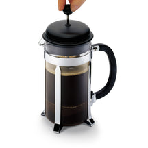 Bodum Cafetière - Caffettiera - French Press mit Kunststoffdeckel 8 Tassen - 1 Liter