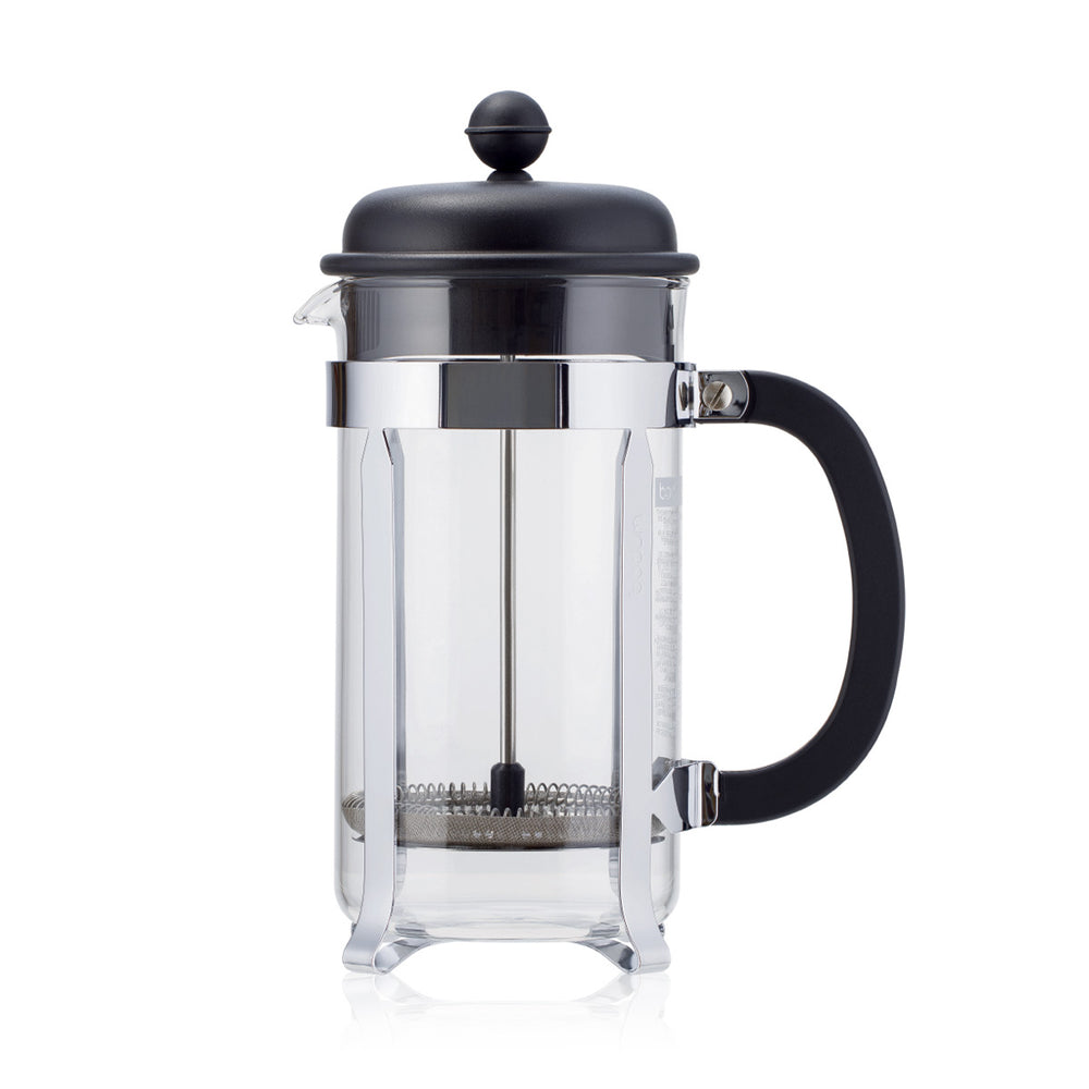 Bodum Cafetière - Caffettiera - French Press mit Kunststoffdeckel 8 Tassen - 1 Liter