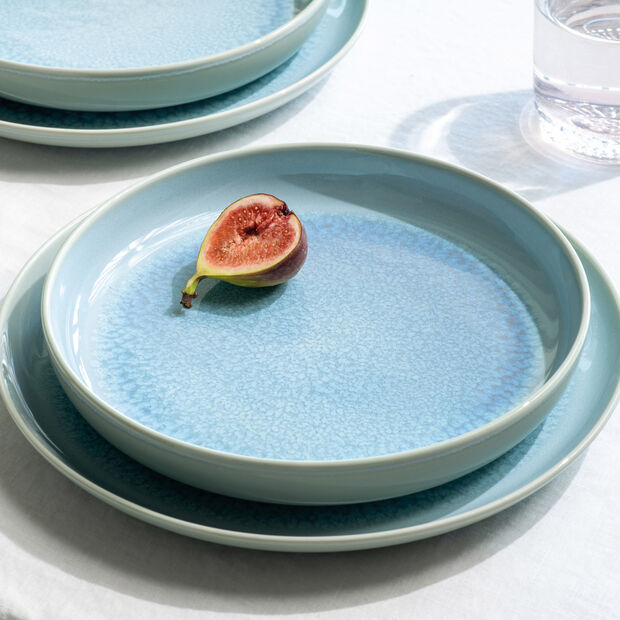 Villeroy & Boch Geschirrset Crafted - Blueberry Türkis - 4-teilig