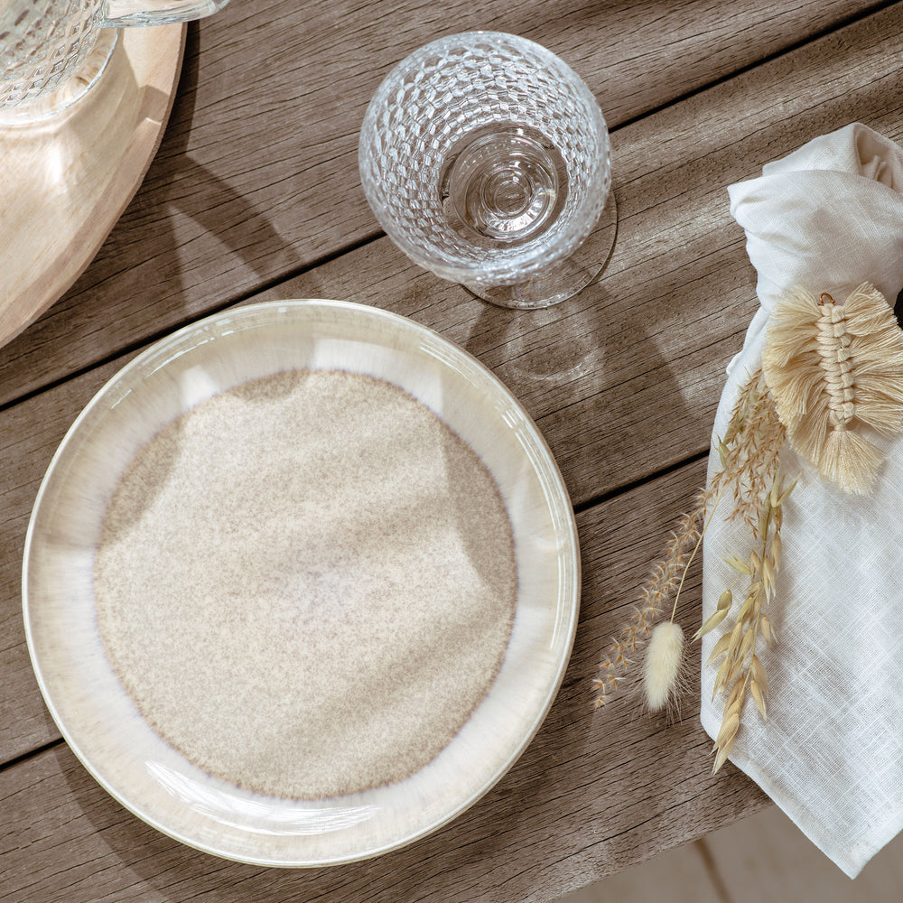 Villeroy &amp; Boch Frühstücksteller / Dessertteller Perlemor Sand - ø 24 cm