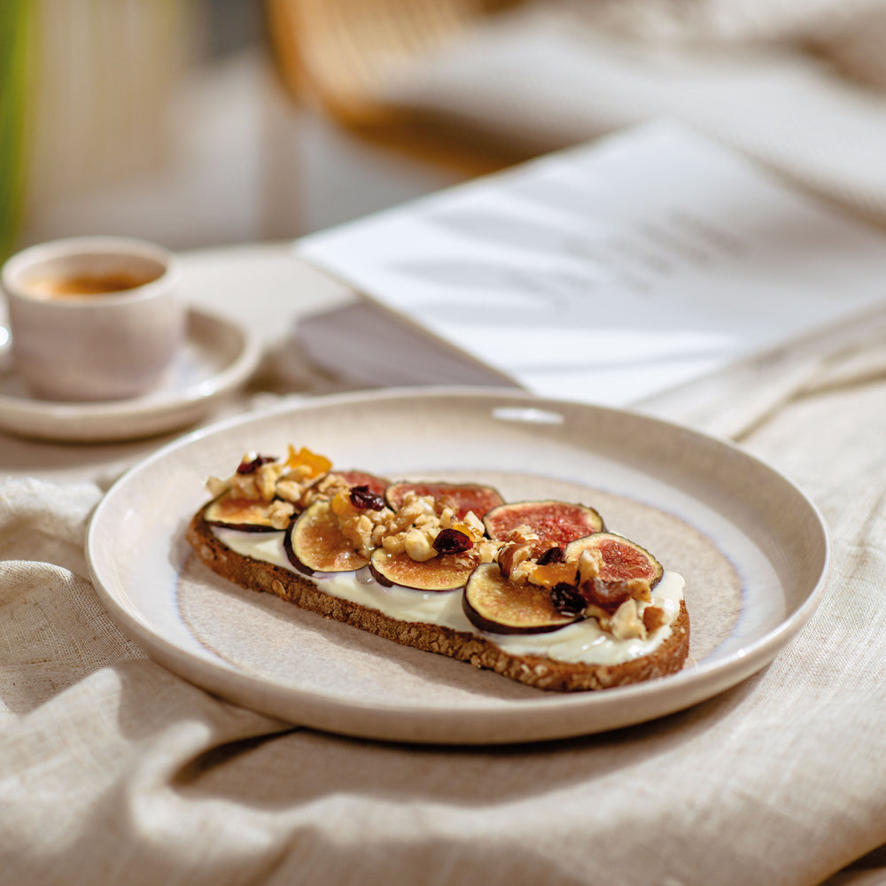 Villeroy &amp; Boch Frühstücksteller / Dessertteller Perlemor Sand - ø 24 cm