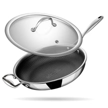 Stahl Cookware Bratpfanne Hybrid 28 cm – inklusive Deckel