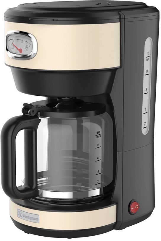 Westinghouse Kaffeemaschine Retro Collections - 1000 Watt - vanilla white - WKCMR621WH