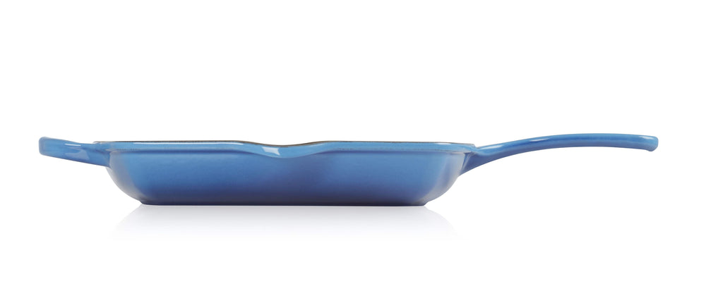 Le Creuset Grillpfanne Signature Azure 26 x 26 cm - Emaillierte Antihaftbeschichtung