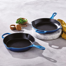 Le Creuset Bratpfanne Signature Azure ø 26 cm - Emaillierte Antihaftbeschichtung