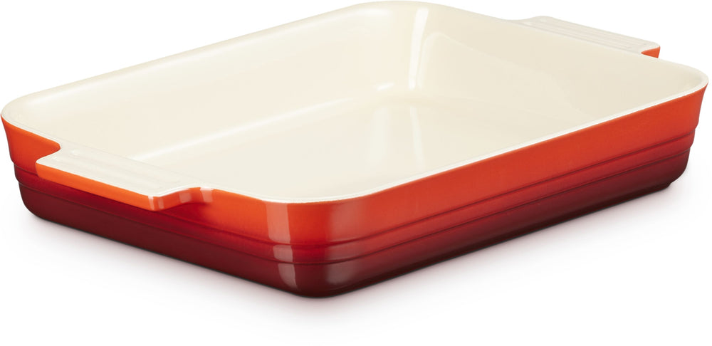 Le Creuset Auflaufformen Classic – 25 & 32 cm – Kirschrot – 2 Stück