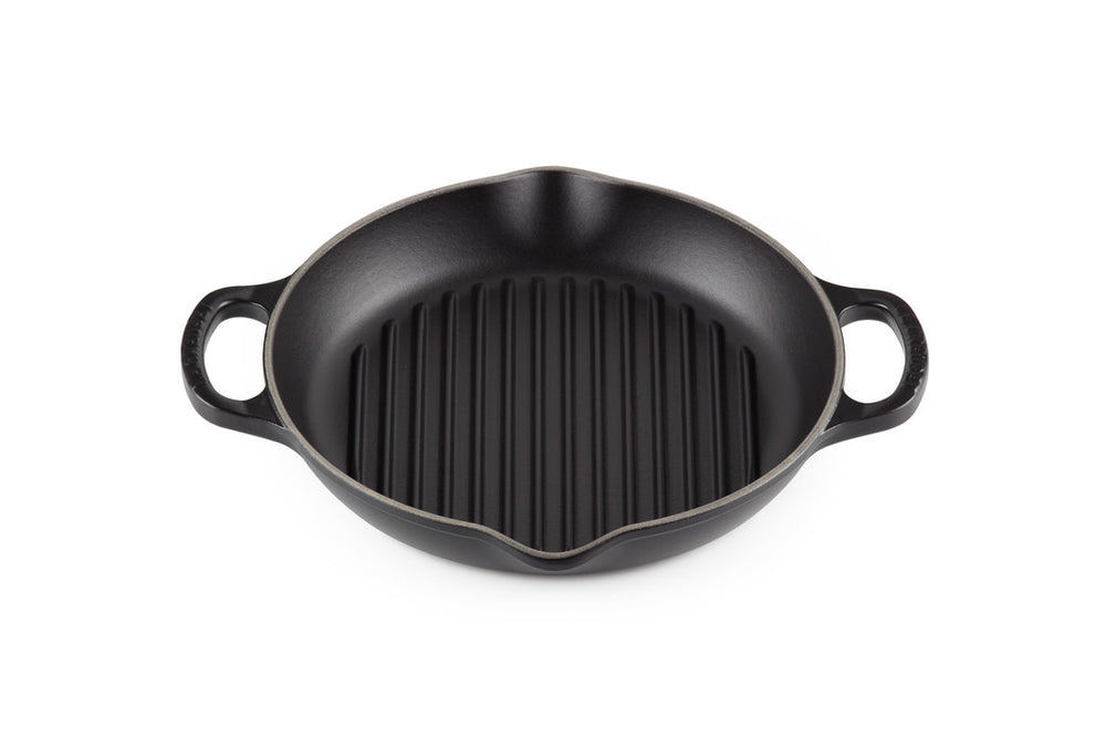 Le Creuset Grillplatte Signature Schwarz Matt Hoch ø 25 cm