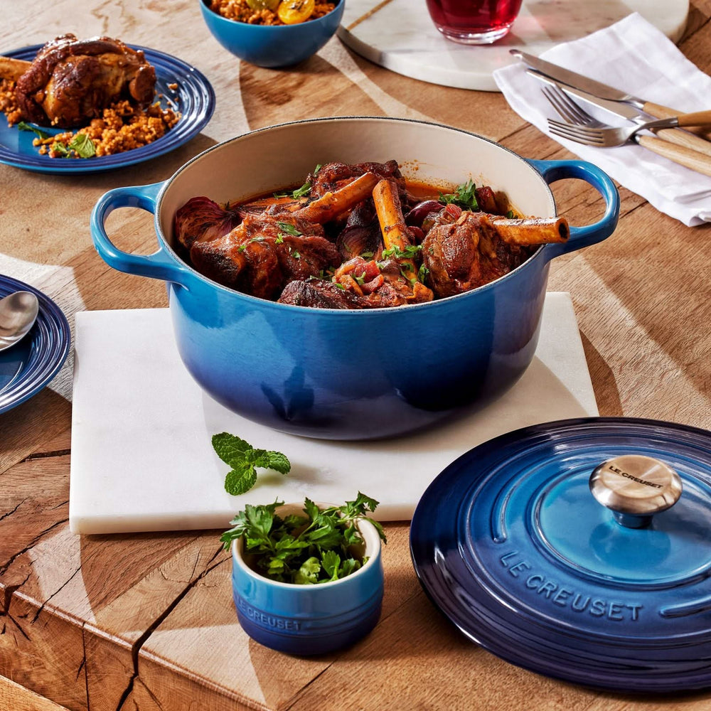 Le Creuset Bräter Signature Azure - ø 20 cm / 2.4 liter