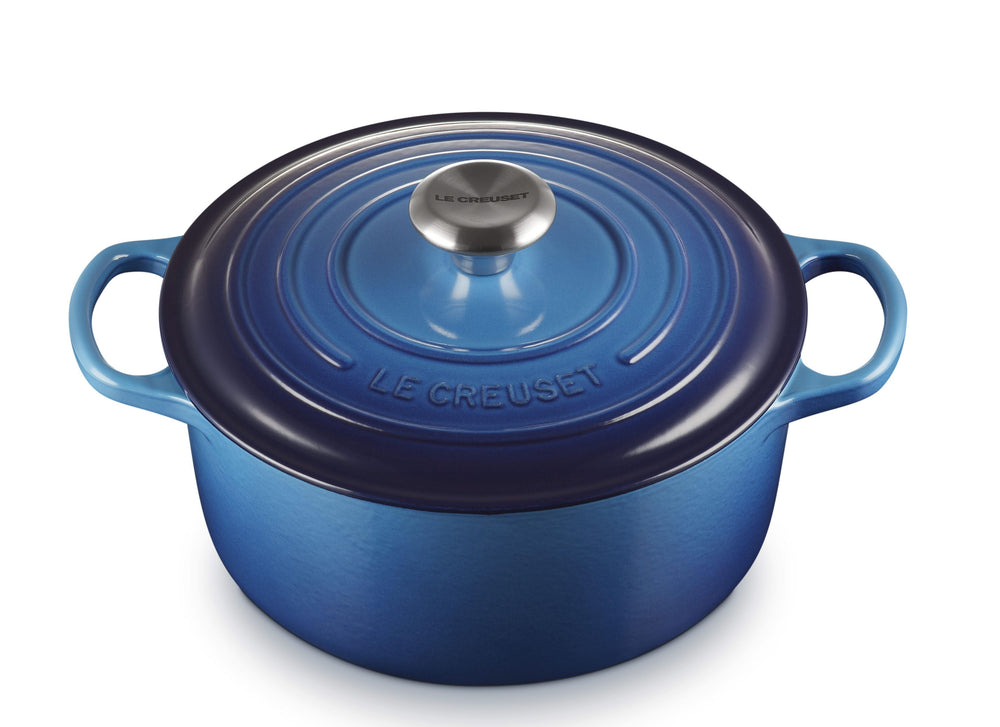 Le Creuset Bräter Signature Azure - ø 24 cm / 4.2 liter