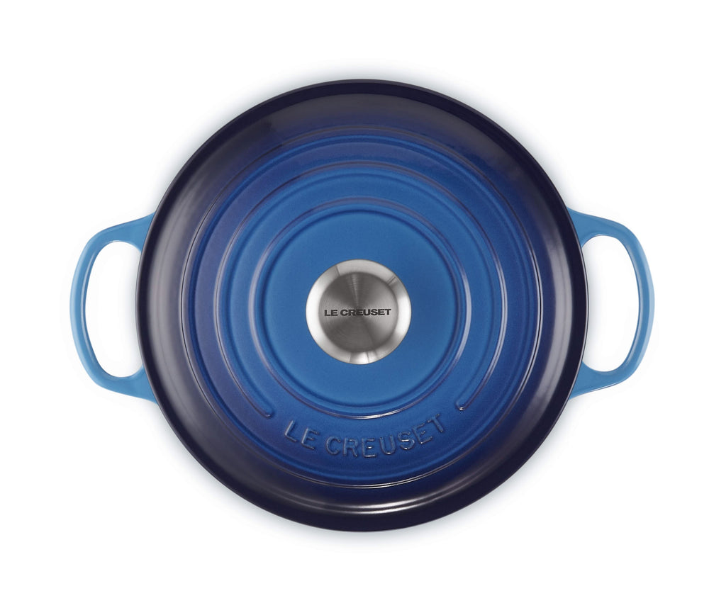 Le Creuset Bräter Signature Azure - ø 24 cm / 4.2 liter