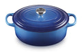 Le Creuset Bräter Oval Signature Azure - ø 27 cm / 4.1 liter