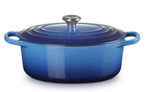 Le Creuset Bräter Oval Signature Azure - ø 27 cm / 4.1 liter