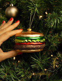 Nordic Light Weihnachtskugel Hamburger 10 cm