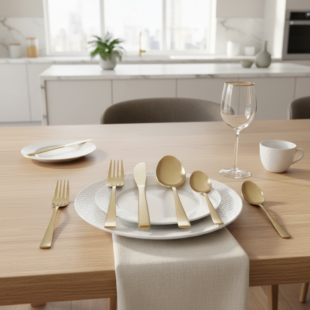 Studio Tavola Besteckset - Champagne - 32 Teile / 8 Personen