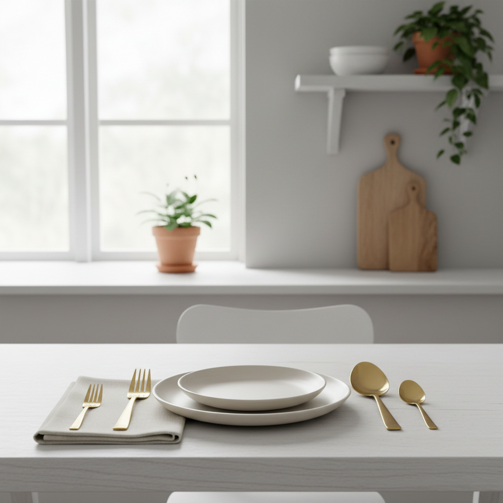 Studio Tavola Besteckset - Champagner - 42 Teile / 8 Personen